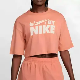 NIKE: Розовая футболка  Sportswear