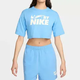 NIKE: Голубая футболка  Sportswear