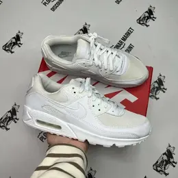 NIKE: Белые кроссовки  Air Max 90