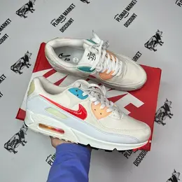 NIKE: Голубые кроссовки  Air Max 90