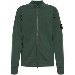 Stone Island: Зелёный кардиган  Compass