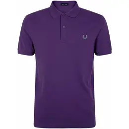 FRED PERRY: Фиолетовое поло 