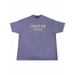 FEAR OF GOD: Фиолетовая футболка 