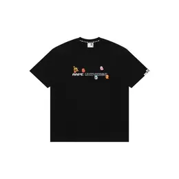 AAPE BY *A BATHING APE®: Чёрная футболка 