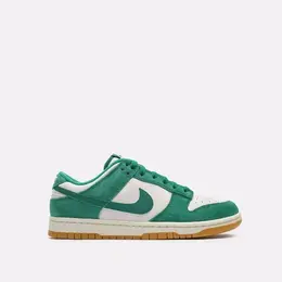 NIKE: Зелёные кроссовки  Dunk Low Retro