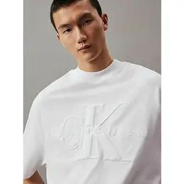 Calvin Klein Jeans: Белая футболка 