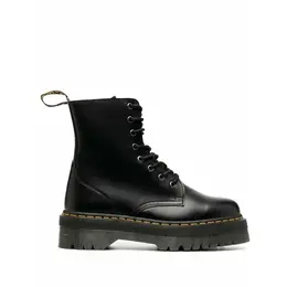 Dr. Martens: Серые ботинки 