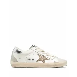 Golden Goose: Серебристые кроссовки  Superstar