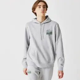 LACOSTE: Серая толстовка 