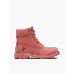 Timberland: Розовые ботинки 