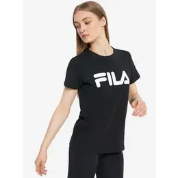 Fila: Чёрная футболка 