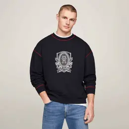 TOMMY HILFIGER: Синий свитшот 