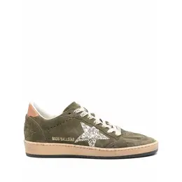 Golden Goose: Зелёные кроссовки  Ball Star