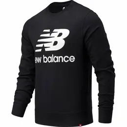 New Balance: Чёрный свитшот 