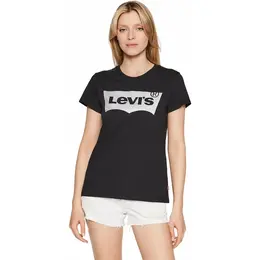 Levi's: Чёрная футболка  The Perfect Tee