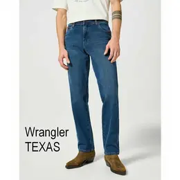 Wrangler: Голубые джинсы 