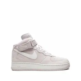 NIKE: Серебристые кроссовки  Air Force 1