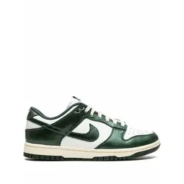 NIKE: Зелёные кроссовки  Dunk Low