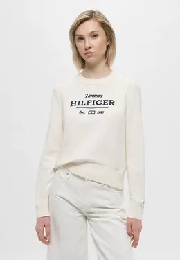 Tommy Hilfiger: Белый свитер 