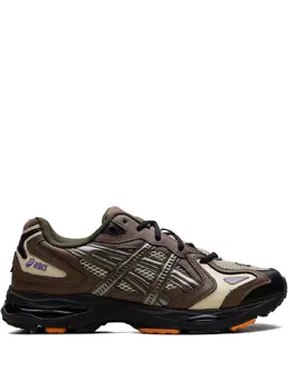 ASICS: Коричневые кроссовки  Gel