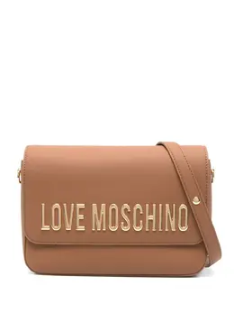 Love Moschino: Коричневая сумка 