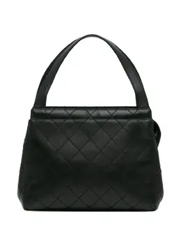 CHANEL Pre-Owned: Чёрная сумка 