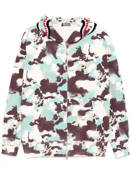 A BATHING APE®: Белая толстовка 