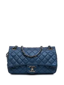 CHANEL Pre-Owned: Голубая сумка 