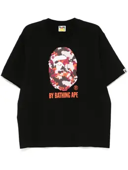 A BATHING APE®: Чёрная футболка 