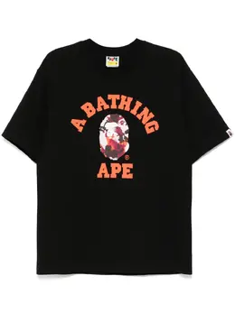 A BATHING APE®: Чёрная футболка 