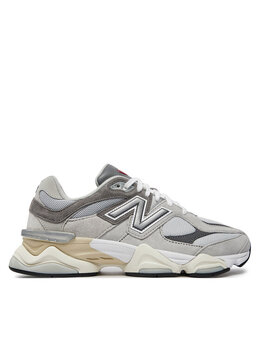 New Balance: Серые кроссовки 