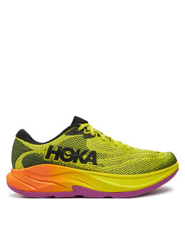 HOKA: Жёлтые кроссовки 