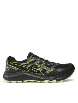 Asics: Чёрные кроссовки 