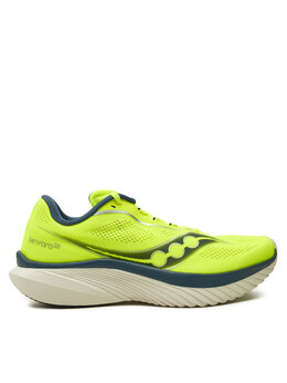 Saucony: Жёлтые кроссовки 