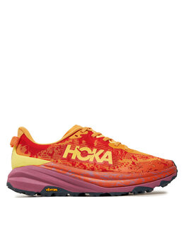 HOKA: Оранжевые кроссовки 