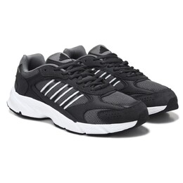 Adidas: Серые кроссовки 