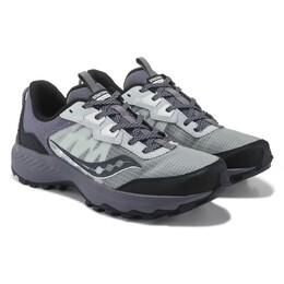 Saucony: Серые кроссовки 