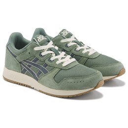 Asics: Зелёные кроссовки 