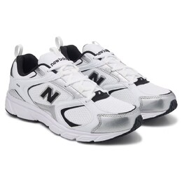 New Balance: Белые кроссовки 