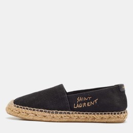 Saint Laurent Paris: Чёрные мокасины  Espadrille