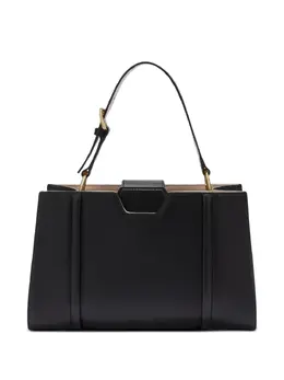 Furla: Чёрная сумка-шоппер 
