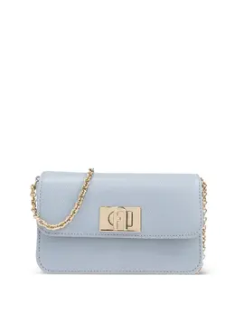 Furla: Светлая сумка через плечо 