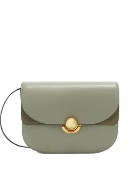 Furla: Зелёная сумка через плечо 