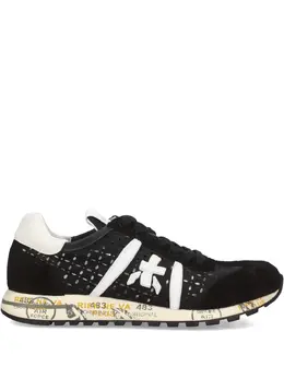 Premiata: Чёрные кроссовки  Lucyd
