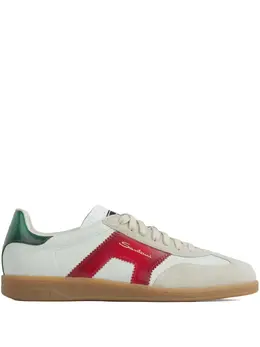 Santoni: Белые кроссовки 