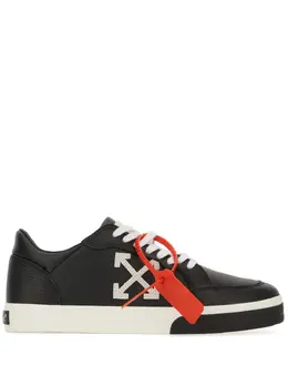 Off-White: Чёрные кроссовки  Vulcanized