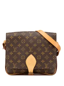 Louis Vuitton Pre-Owned: Коричневая сумка через плечо 