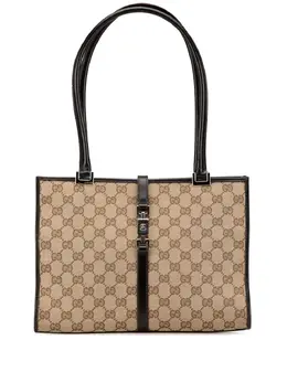 Gucci Pre-Owned: Коричневая сумка-шоппер 