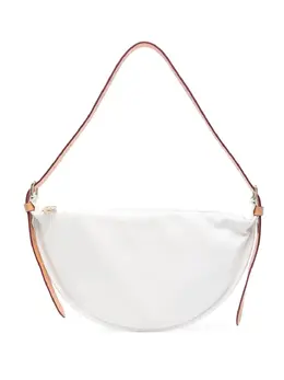 Longchamp: Белая сумка 