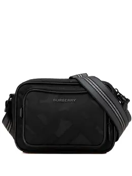 Burberry Pre-Owned: Чёрная сумка через плечо 